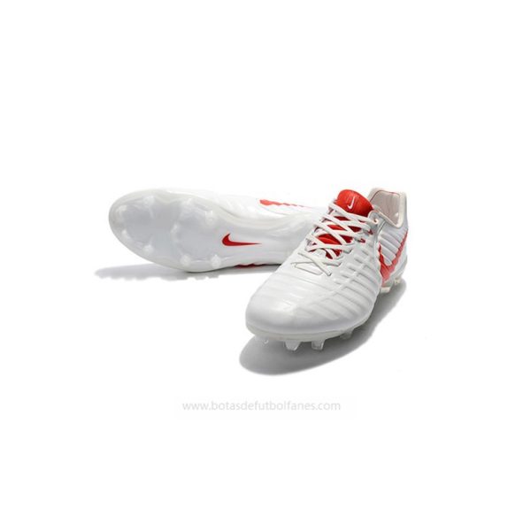 Nike Tiempo Legend VII FG Blanco Rojo